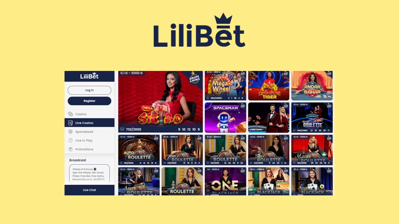 LiliBet Casino login and registration
