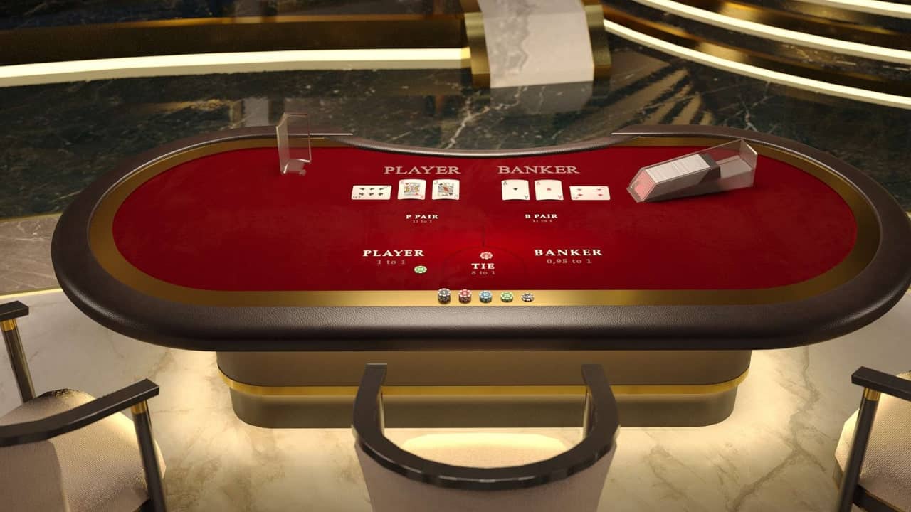 top view of online live casino table with dealt cards