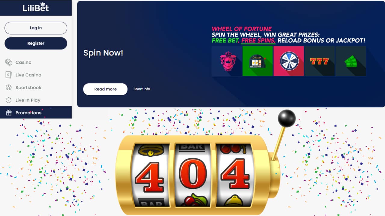 free spins bonuses at LiliBet casino