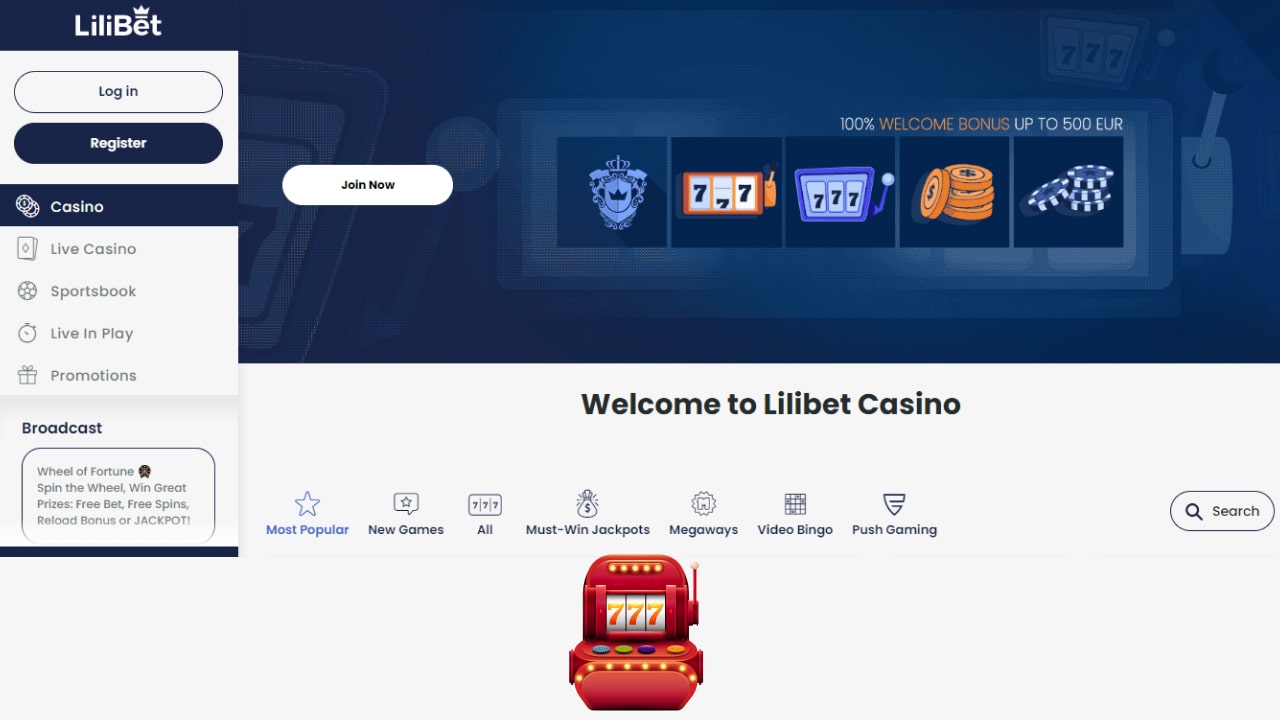 LiliBet casino registration