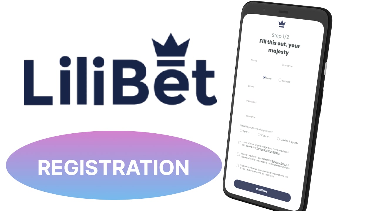 LiliBet casino mobile registration