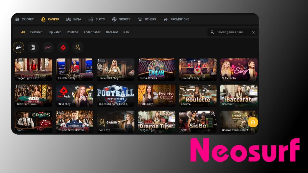 Neosurf online casino payments