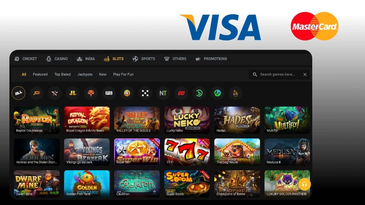 Visa and Mastercard online casino payments